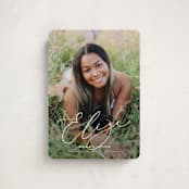 "Grand Name" - Graduation Announcements in Snow by Nicoletta Savod - Front