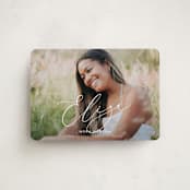 "Grand Name" - Graduation Announcements in Snow by Nicoletta Savod - Front