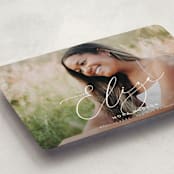 "Grand Name" - Graduation Announcements in Snow by Nicoletta Savod - Detail