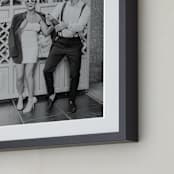 "11x14 Matted Black Framed Photo" - Matted Framed Photo in Black Frame by Minted - Frame Detail