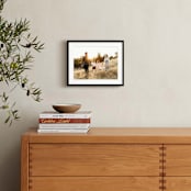 "14x11 Matted Black Framed Photo" - Matted Framed Photo in Black Frame by Minted - In Room