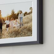 "14x11 Matted Black Framed Photo" - Matted Framed Photo in Black Frame by Minted - Frame Detail
