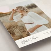 "Elegance" - Graduation Announcements in Cloud by Nicole Walsh - Detail