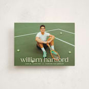 "Hartford" - Graduation Announcements in Silk by Ellen Schlegelmilch - Front