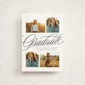 "Classic quad" - Graduation Announcements in Newspaper by Lea Delaveris - Front