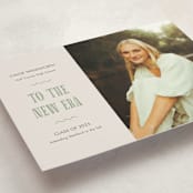 "New Era" - Graduation Announcements in Sea glass by Cindy Reynolds - Detail