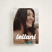 "name" - Graduation Announcements in Cloud by Lori Wemple - Front