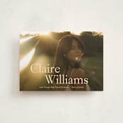 "California" - Graduation Announcements in Milk by Ani Somi - Front