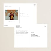 "Classy Stack" - Graduation Announcements in Limestone by Erica Krystek - Back of Card Options