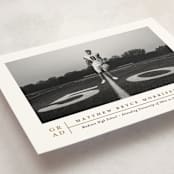 "Modern Grid" - Graduation Announcements in Golden by Erica Krystek - Detail