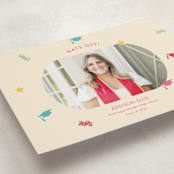"Confetti Drop" - Graduation Announcements in Multi by Megan Cash - Detail