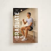 "Upward" - Graduation Announcements in Alabaster by Erica Krystek - Front