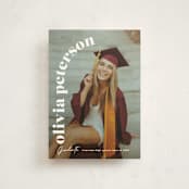 "Casual chic" - Graduation Announcements in Cotton by Creo Study - Front