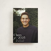 "Classical Grad" - Graduation Announcements in Blanco by Megan Davis - Front