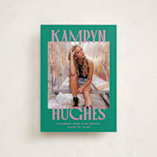 "Kamryn" - Graduation Announcements in Emerald by Erin German - Front