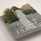 "Lovely Day" - Graduation Announcements in Pearl by Paper Raven Co. - Detail