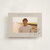 "Grad Signature" - Graduation Announcements in Sandstone by Stacy Maalouf - Front