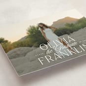 "Lovely Day" - Graduation Announcements in Pearl by Paper Raven Co. - Detail