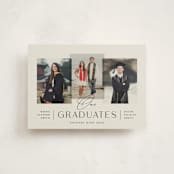 "Our Grads" - Graduation Announcements in Clay by Olivia Raufman - Front