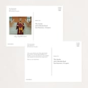 "portrait script" - Graduation Announcements in Onyx by Sarah Curry - Back of Card Options