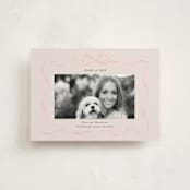 "Ribbon Frame" - Graduation Announcements in Blush by Itsy Belle Studio - Front