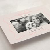 "Ribbon Frame" - Graduation Announcements in Blush by Itsy Belle Studio - Detail