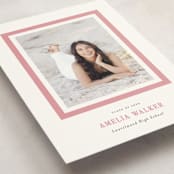 "charm" - Graduation Announcements in Peony by Sara Hicks Malone - Detail