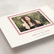 "charm" - Graduation Announcements in Peony by Sara Hicks Malone - Detail