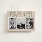 "High Score" - Graduation Announcements in Vanilla by Sherley Ferreira - Front