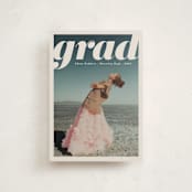 "The Cover" - Graduation Announcements in Mist by Gwen Bedat - Front