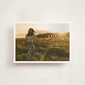 "Study Guide" - Graduation Announcements in Cloud by Carolyn MacLaren - Front