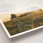 "Study Guide" - Graduation Announcements in Cloud by Carolyn MacLaren - Detail