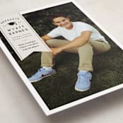 "grad ribbon" - Graduation Announcements in Taupe by Sarah Curry - Detail