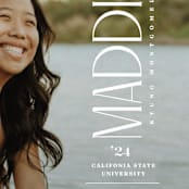 "Pillar" - Graduation Announcements in Snow by Owl and Toad - Detail