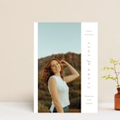 "Bright Horizon" - Graduation Announcements in Fawn by AK Graphics - Front