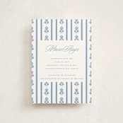 "Sweet Garden" - Graduation Announcements in Provincial Blue by Erin German - Front