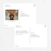 "Arched Name" - Graduation Announcements in Opal by Ana Sharpe - Back of Card Options