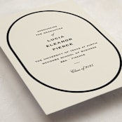 "Commence" - Graduation Announcements in Tuxedo by Megan Davis - Detail