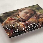 "Contemplate" - Graduation Announcements in Snowberry by Pixel and Hank - Detail
