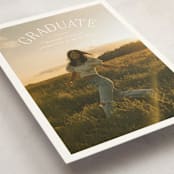"Study Guide" - Graduation Announcements in Cloud by Carolyn MacLaren - Detail