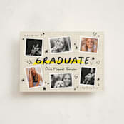 "Grad Journal" - Graduation Announcements in Paper by Orasie - Front