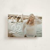 "Ribbon" - Graduation Announcements in Salt by Lea Delaveris - Front