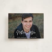 "Signed" - Graduation Announcements in Pearl by Sara Hicks Malone - Front