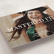 "Mastered It" - Graduation Announcements in Snow by Stacie Stankos - Detail