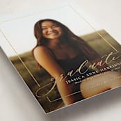 "Break boundaries" - Graduation Announcements in Ivory by Yaling Hou Suzuki - Detail