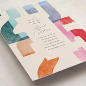 "Grad Party" - Graduation Party Invitations in Confetti by Pixel and Hank - Detail