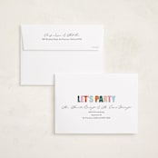 "Grad Party" - Graduation Party Invitations in Confetti by Pixel and Hank - FREE Recipient Addressing