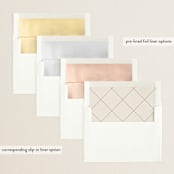 "Typeset" - Graduation Party Invitations in Dove by Erin L. Wilson - Envelope Liner Options