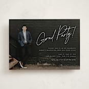 "Written" - Graduation Party Invitations in Cloud by Christie Garcia - Front