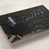 "Written" - Graduation Party Invitations in Cloud by Christie Garcia - Detail